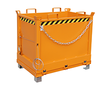 Container with drop away Base for Tugger Train Systems Type FB